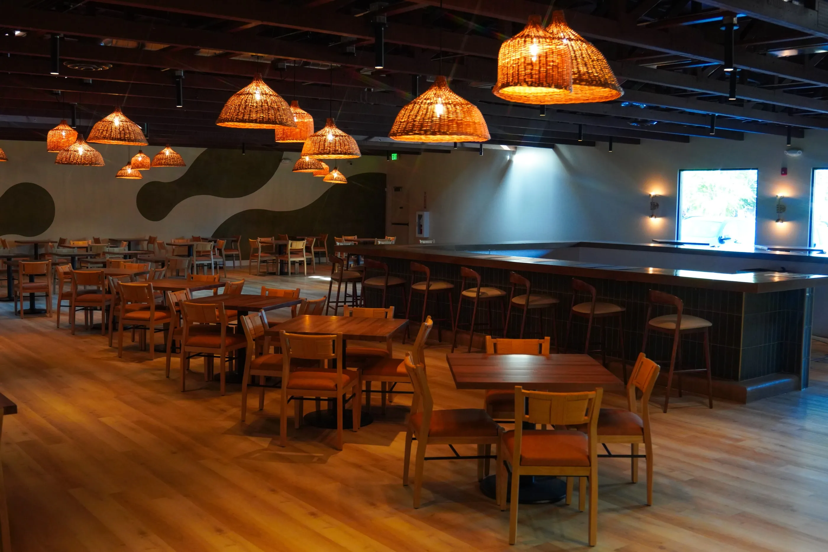 The Rooted Restaurant dining room