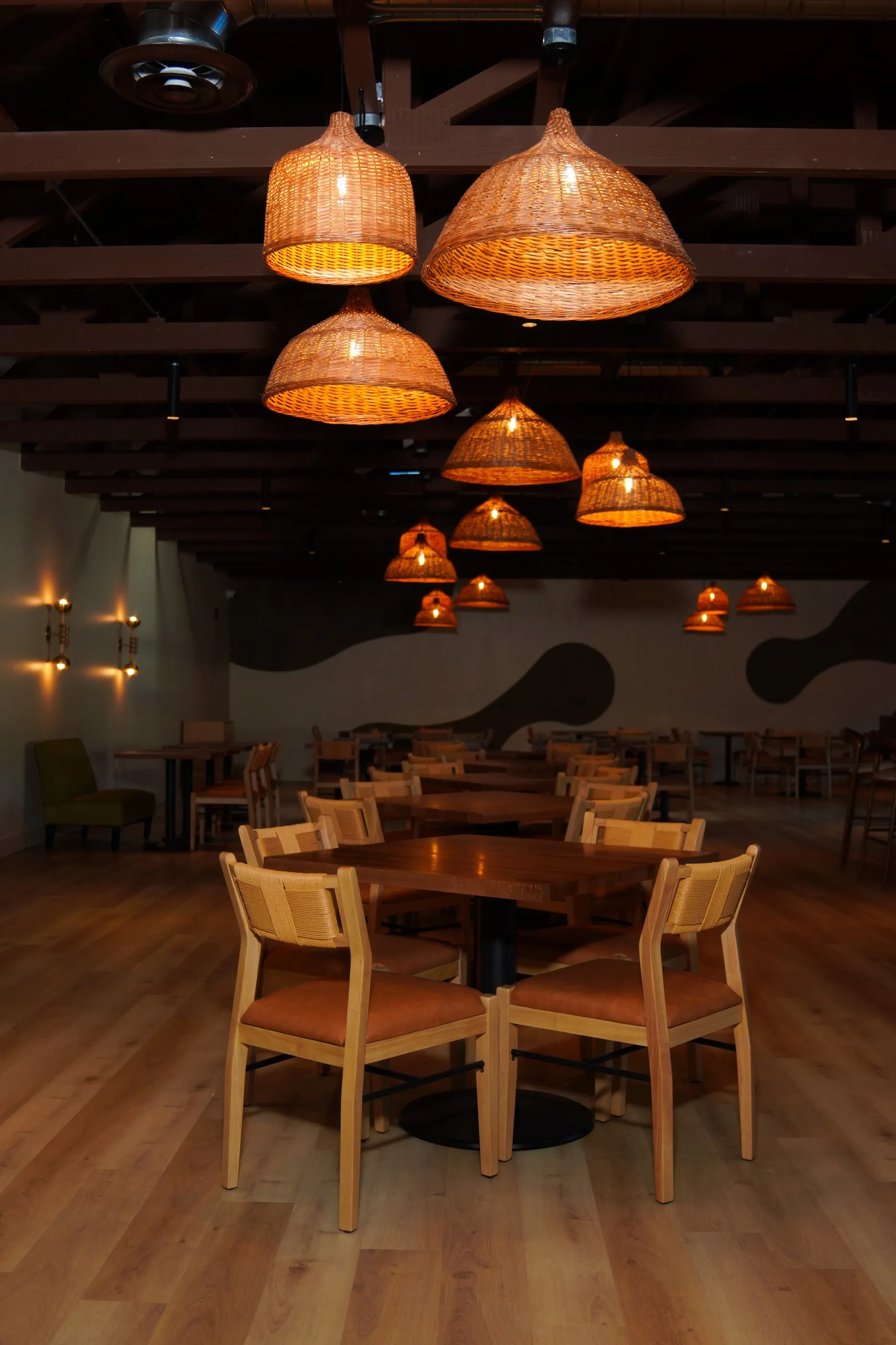 Inside Rooted Restaurant